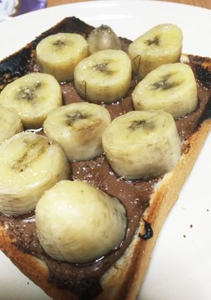 ヌテラ(Nutella)とバナナトースト-レシピのメイン写真