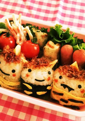 オニのキャラ弁☆-レシピのメイン写真
