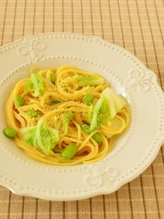 超簡単!白菜たっぷり豆乳みそパスタ-レシピのメイン写真