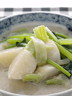 かぶの豆乳スープ煮-レシピのメイン写真