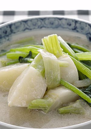 かぶの豆乳スープ煮-レシピのメイン写真