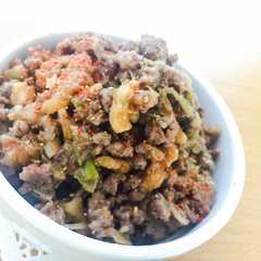 รูปของ 山椒香る*中華風肉味噌【クルミ入り!】