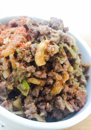 山椒香る＊中華風肉味噌【クルミ入り！】-レシピのメイン写真