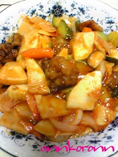 簡単おいしい『薄切り肉で作る酢豚』-レシピのメイン写真