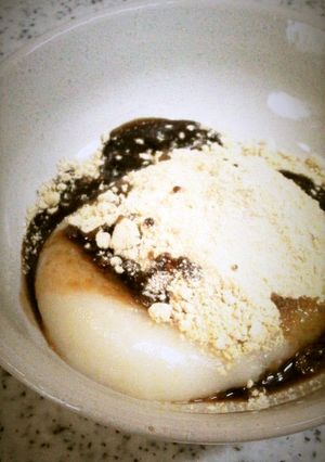ぱぱっと！黒蜜きな粉もち-レシピのメイン写真