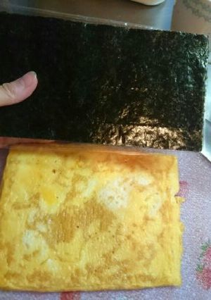 恵方巻、おにぎらずに！巻かない卵焼き-レシピのメイン写真