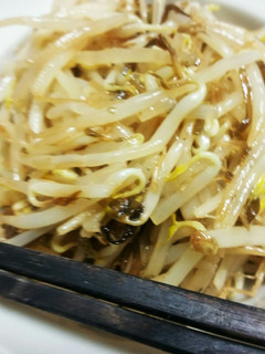手間要らずモヤシと塩昆布のナムル-レシピのメイン写真