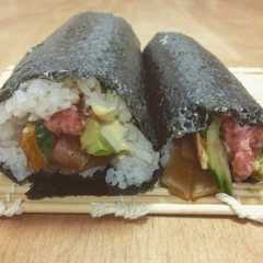 รูปของ 我が家の恵方巻き。