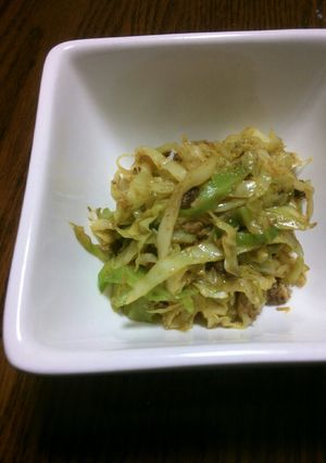 常備菜 鯖缶deカレーキャベツ-レシピのメイン写真