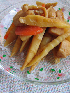 たけのこと鶏の甘味噌煮-レシピのメイン写真
