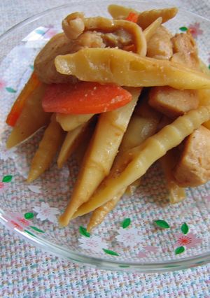 たけのこと鶏の甘味噌煮-レシピのメイン写真