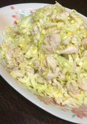 鳥むね肉とキャベツのモミモミサラダ-レシピのメイン写真