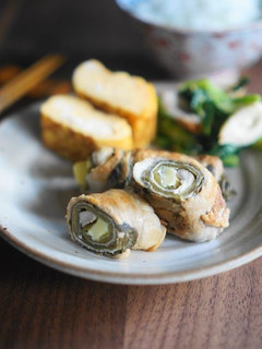 高菜漬けとチーズの肉巻き-レシピのメイン写真
