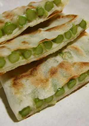 アスパラとチーズの焼き春巻き-レシピのメイン写真