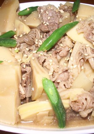 お味噌DEたけのこ煮物-レシピのメイン写真