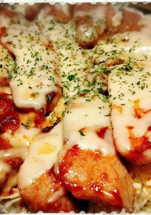 味噌漬けカツ肉のチーズ焼き★-レシピのメイン写真