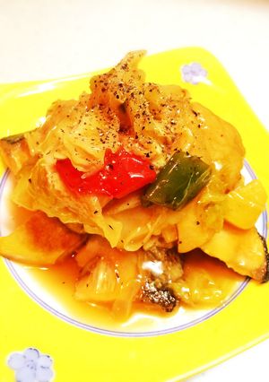 たっぷり野菜を摂取！鮭の甘酢あんかけ-レシピのメイン写真
