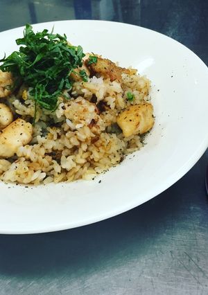 和風ガーリックしょうゆチキンライス♪-レシピのメイン写真