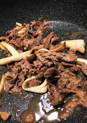 絶品！牛肉とエリンギのバター醤油炒め-レシピのメイン写真
