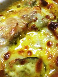 牡蠣とベーコンのチーズ焼きカレー風味-レシピのメイン写真