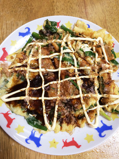 *ニラ玉シンプルお好み焼き*-レシピのメイン写真