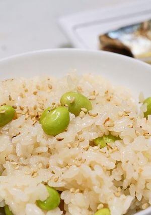 梅と枝豆のごはん-レシピのメイン写真