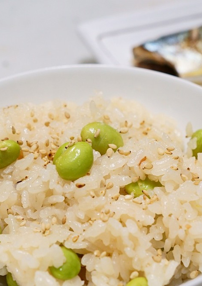 梅と枝豆のごはん-レシピのメイン写真