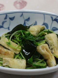 豆苗のポン酢あえ-レシピのメイン写真