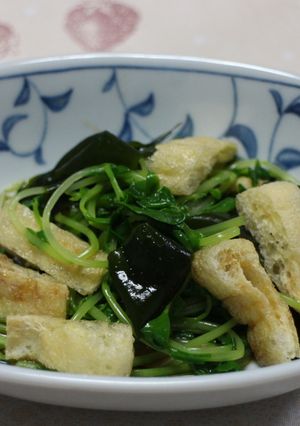 豆苗のポン酢あえ-レシピのメイン写真