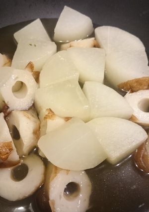 味付け簡単！うどんスープで大根の煮物-レシピのメイン写真