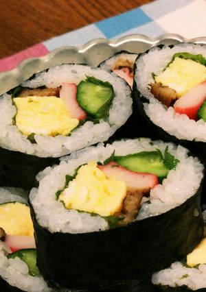 節約巻き寿司☆恵方巻きやお正月にも-レシピのメイン写真