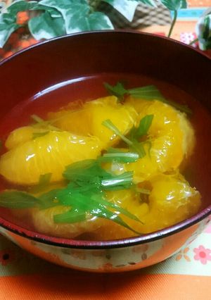 ＊みかんのお吸い物＊-レシピのメイン写真