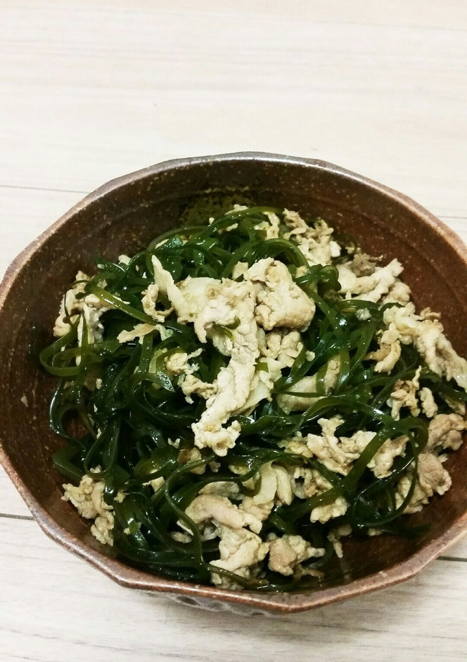 昆布と豚こまの炒め煮-レシピのメイン写真