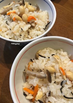 大豆の炊き込みごはん-レシピのメイン写真