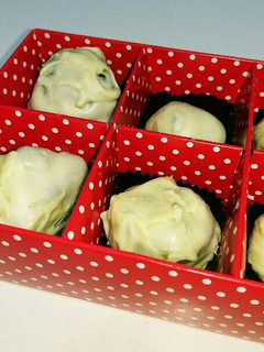 バレンタインにしるこサンドで抹茶トリュフ-レシピのメイン写真