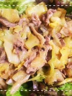 簡単!きゃべつとしめじの豚肉みそ炒め-レシピのメイン写真