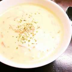 รูปของ 簡単♪豆乳嫌いが作った☆味噌豆乳スープ