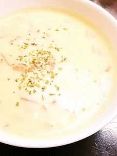 簡単♪豆乳嫌いが作った☆味噌豆乳スープ-レシピのメイン写真