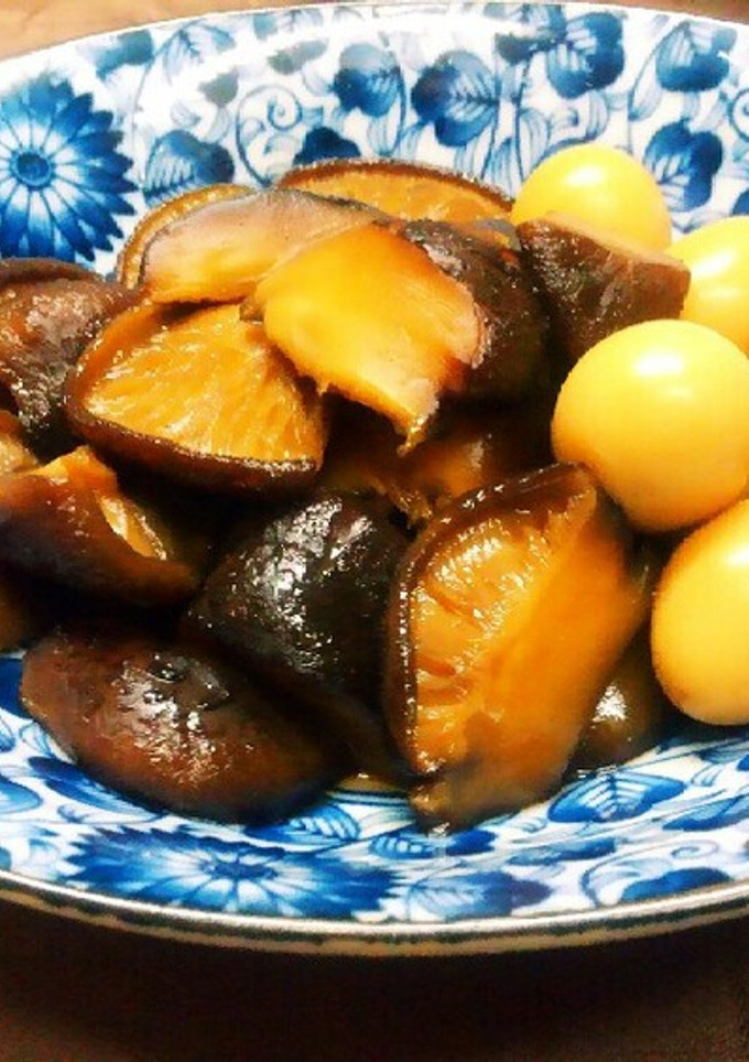 椎茸とうずらの玉子の煮物✌-レシピのメイン写真