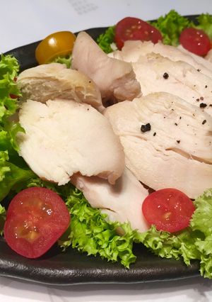 蒸すだけ鶏ハム覚え書き-レシピのメイン写真