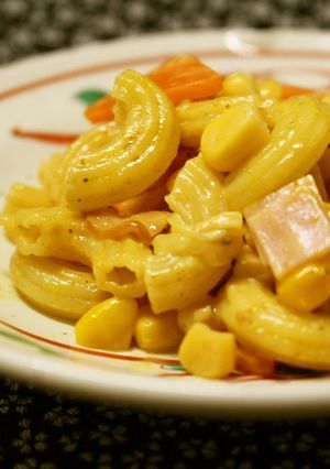 子供も大好き！カレー味のマカロニサラダ-レシピのメイン写真