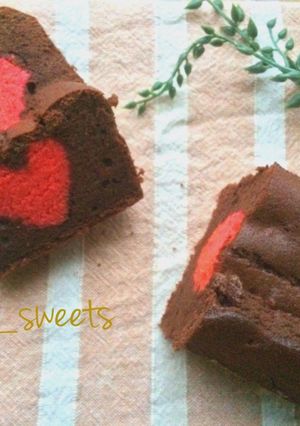 ハートのパウンドケーキ❤︎-レシピのメイン写真
