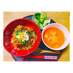 豚ひき肉で簡単ビビンバ-レシピのメイン写真