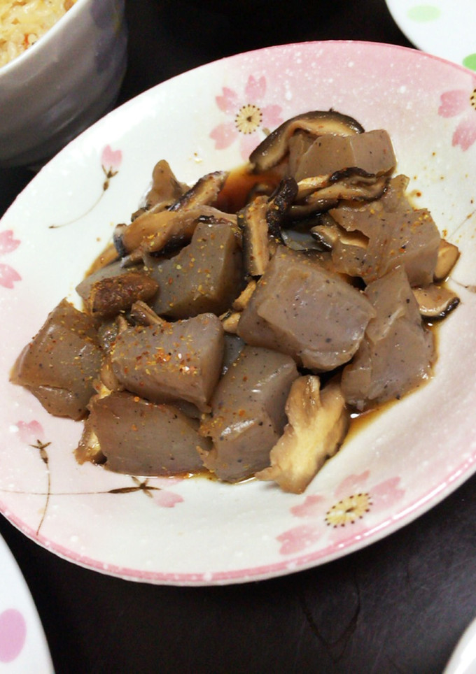 椎茸と蒟蒻のサッと煮-レシピのメイン写真
