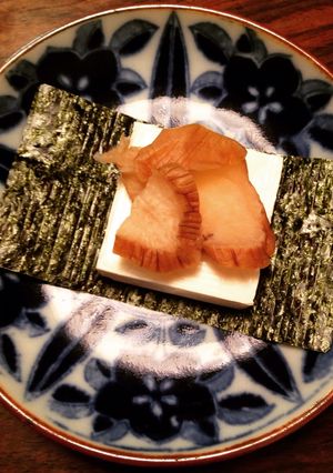 10秒つまみ いぶりがっこクリームチーズ-レシピのメイン写真