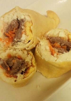 糖質制限 わんこと人間の恵方巻きもどき-レシピのメイン写真