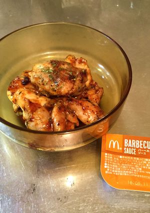 マックのバーベキューソースでBBQチキン-レシピのメイン写真