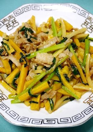 簡単！安納芋の青椒肉絲(ピーマンなし)-レシピのメイン写真
