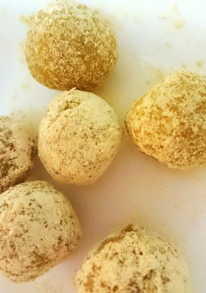 離乳食 おやつ さつま芋のきな粉ボール-レシピのメイン写真