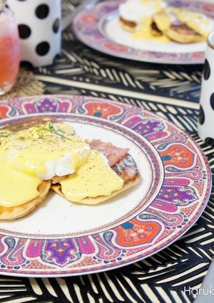 エッグベネディクト・パンケーキ-レシピのメイン写真